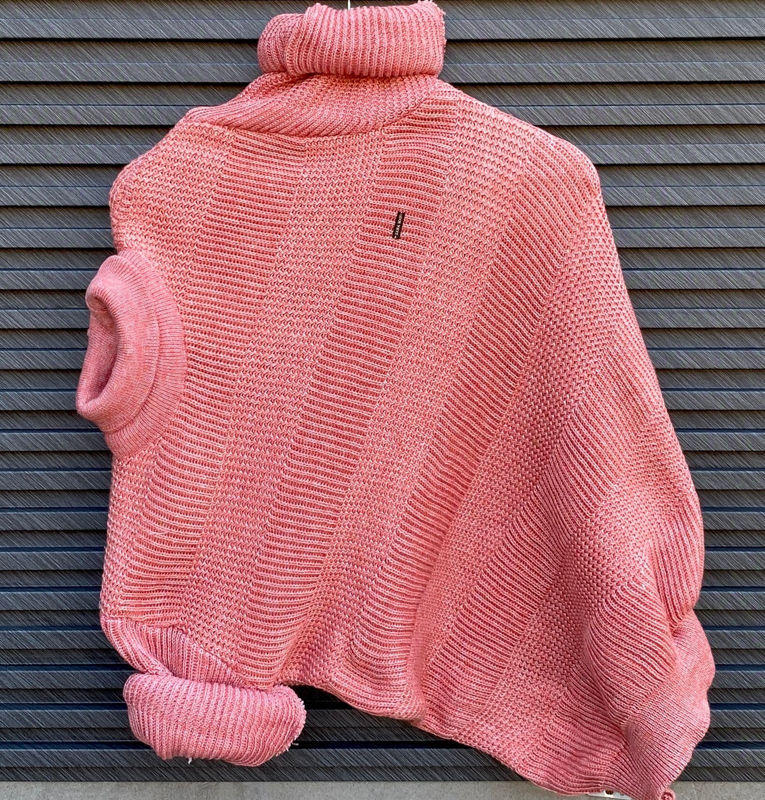 High neck with heavy knitting for men - Image 2