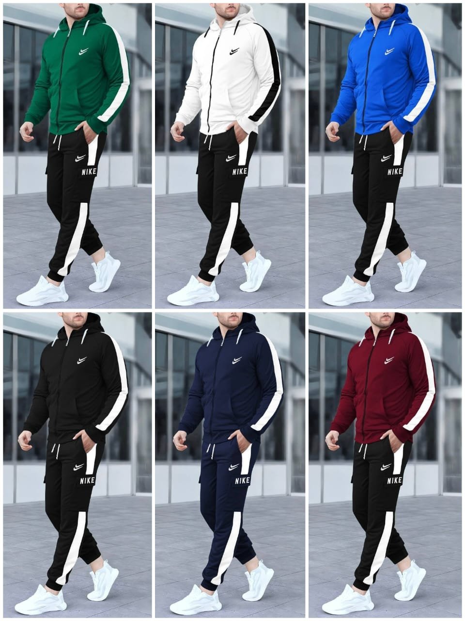 Winter zipper Tracksuit for men