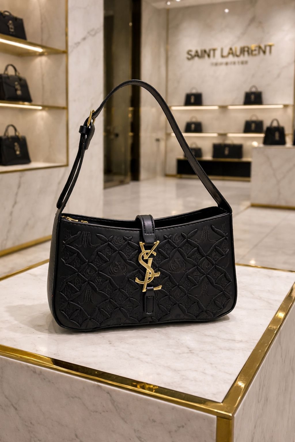 NEW IMPORTED STYLISH BAGUETE BAG - Image 9