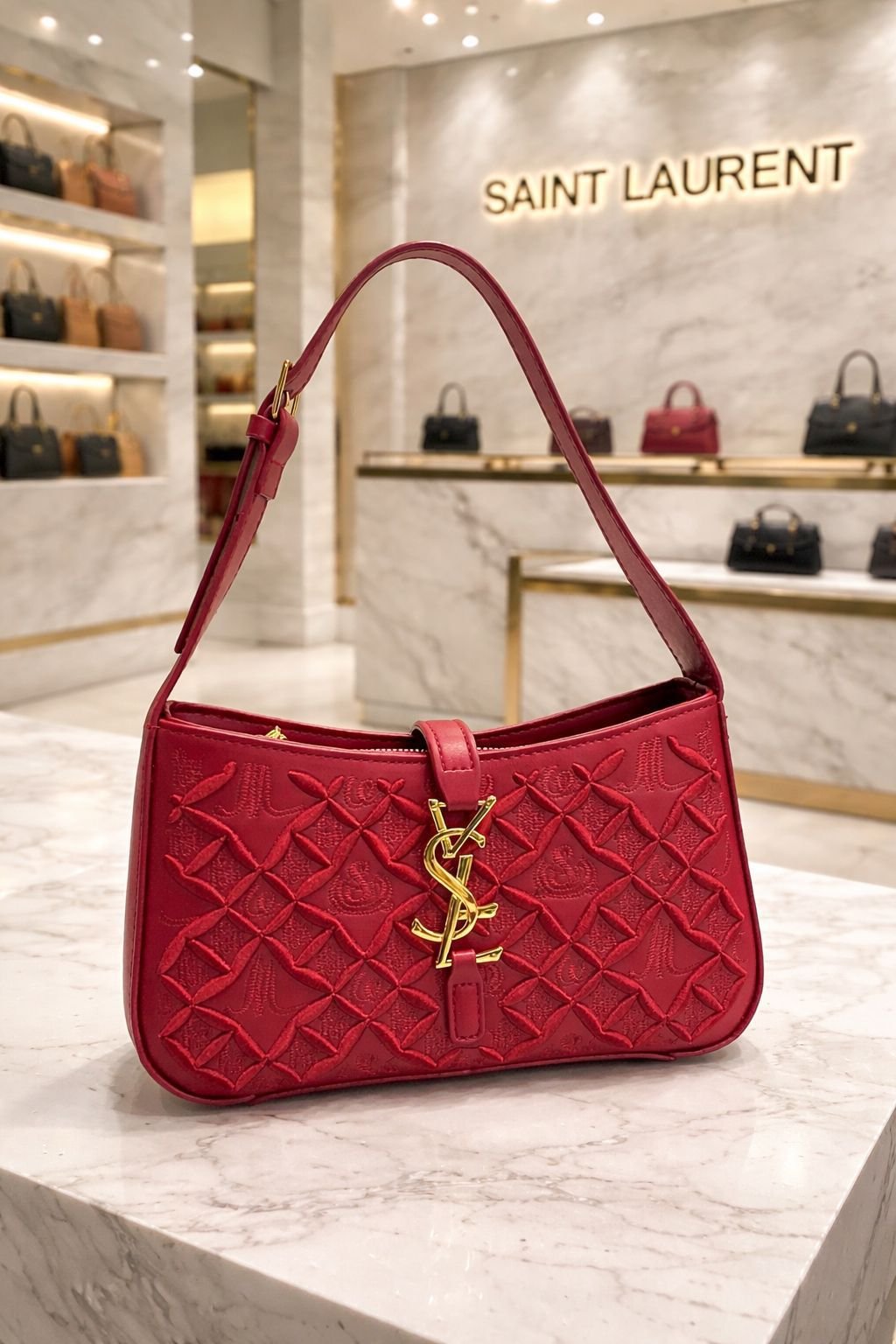 NEW IMPORTED STYLISH BAGUETE BAG - Image 7