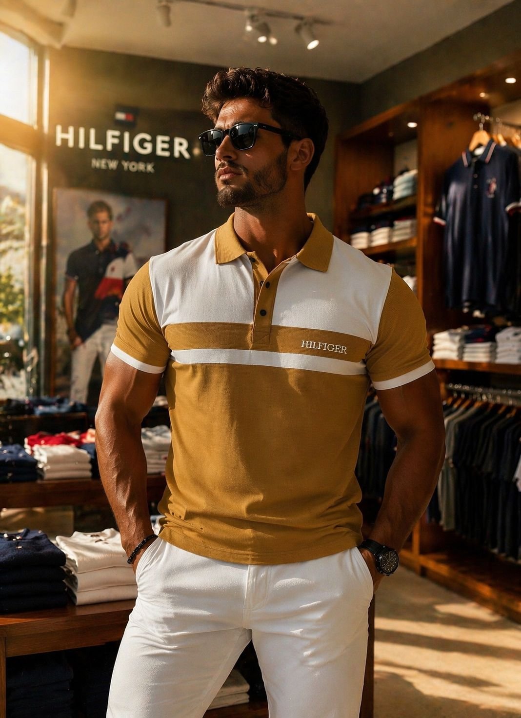 MEN'S POLO T SHIRT HALF Sleeve - Image 4