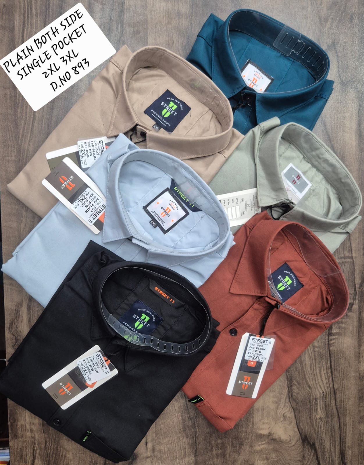 MEN'S PLAIN SHIRT - Image 2